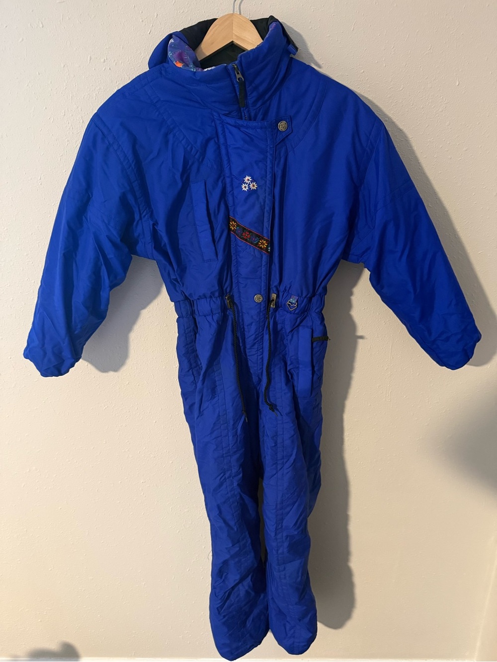 Obermeyer Kids Royal Blue vintage 80’s One-Piece Snowsuit